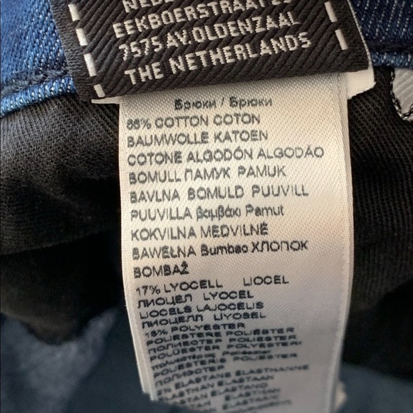 7 for All Mankind Slimmy Weightless Denim Dark Wash Jeans - Picture 12 of 16